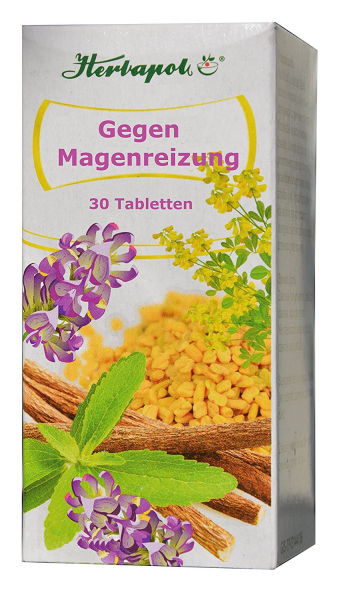 Gegen Magenreizung, Gastritis, Magenschleimhautentzündung, 30 Tabletten pflanzlich, wir empfehlen auch Art 133, Karavi Kräutermischung